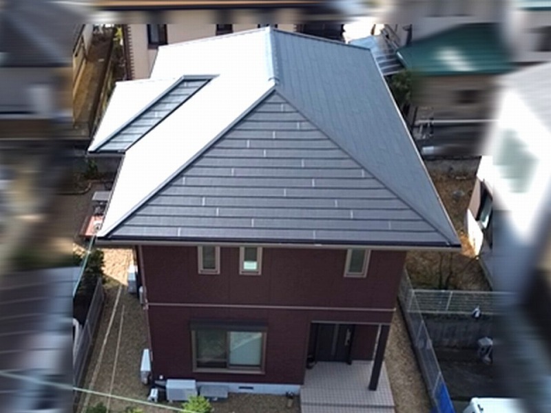 屋根カバー工法・外壁塗装後の積水ハウス