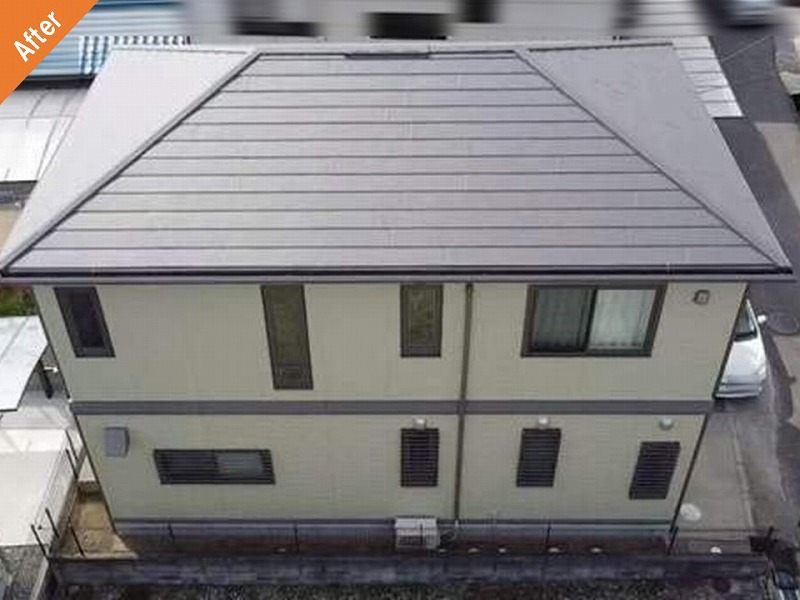 外壁塗装・屋根カバー工法後の大和ハウス