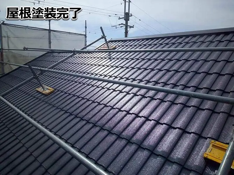 奈良県生駒郡平群町でセキスイハイム（ドマーニ）の屋根塗装と付帯塗装