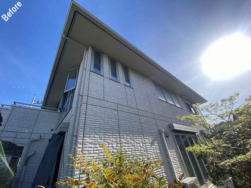 外壁塗装前の大和ハウスの外壁