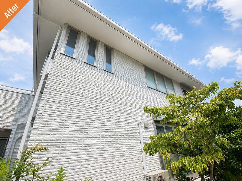 外壁塗装後の大和ハウスの外壁