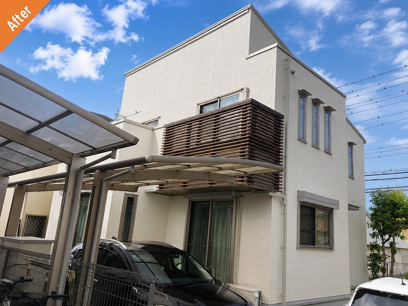 外壁塗装後の大和ハウス