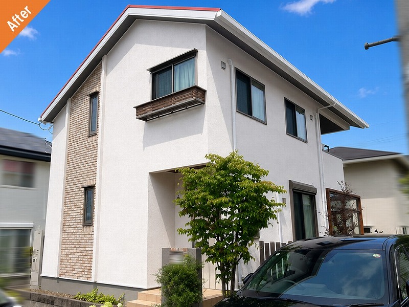 外壁塗装後の住友林業