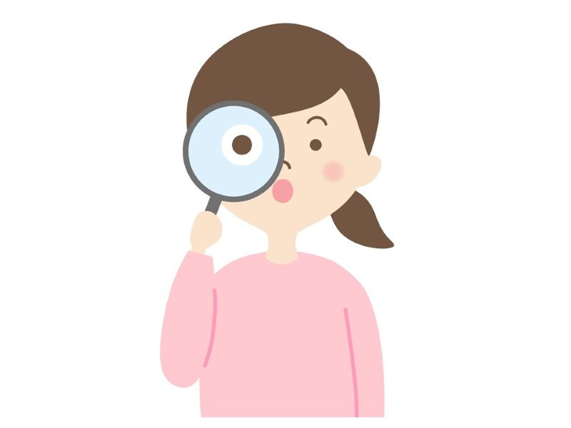 ひび割れの大きさを自分で確認する