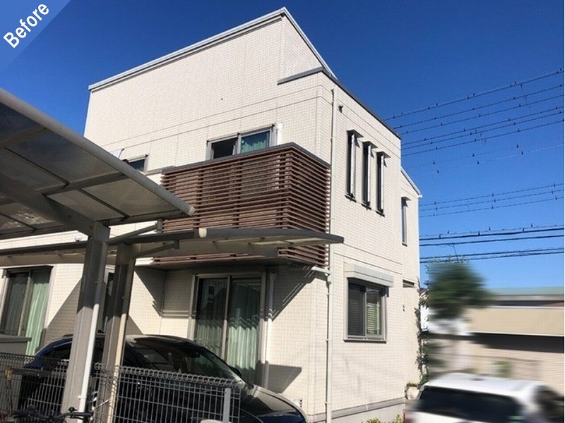 外壁塗装前の大和ハウス