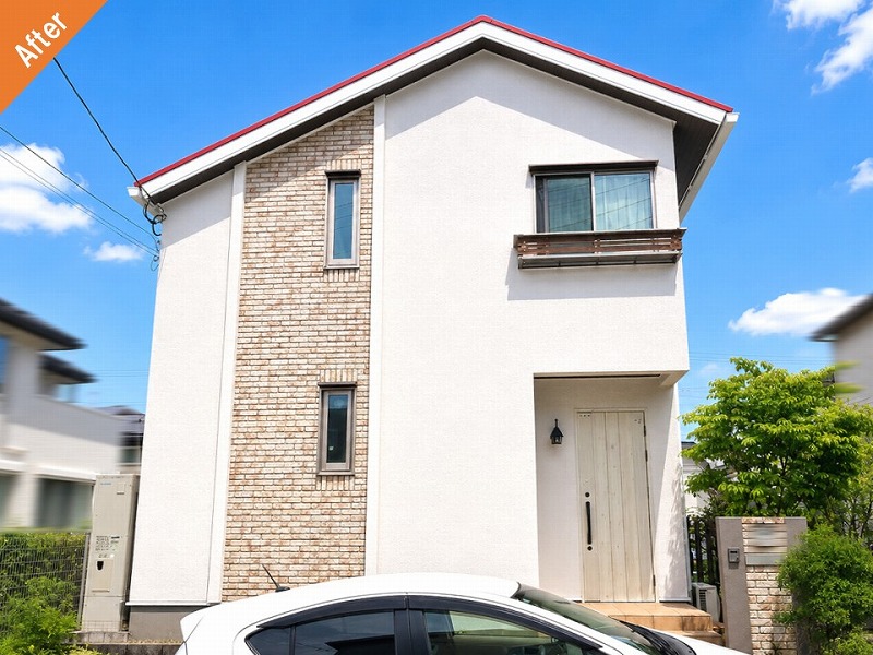 兵庫県三田市の外壁塗装後の住友林業
