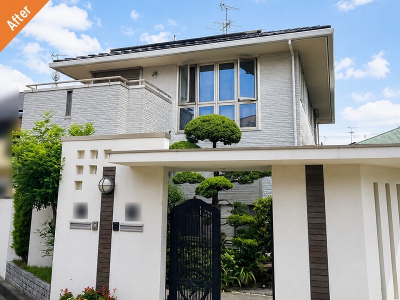 松原市の外壁塗装後の大和ハウス