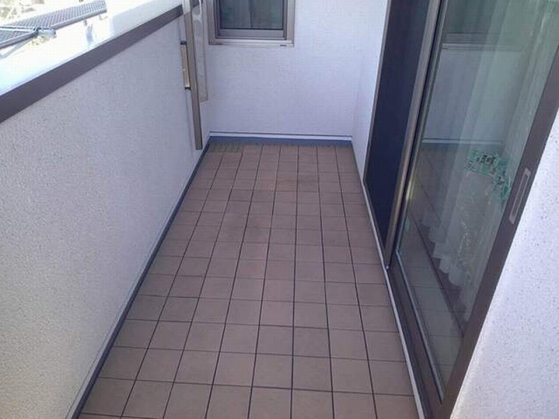 塗装後のベランダ