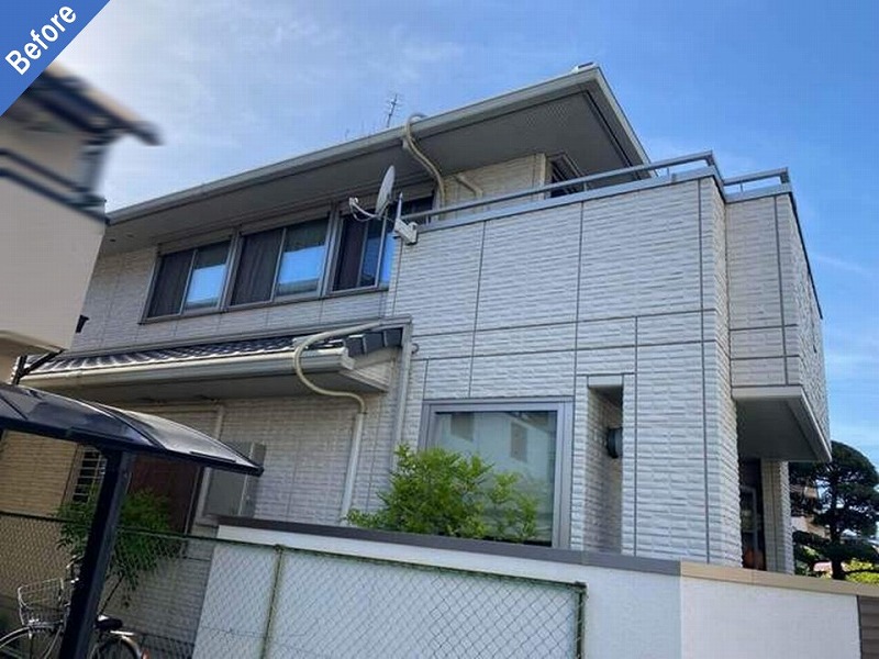 外壁塗装前の大和ハウス