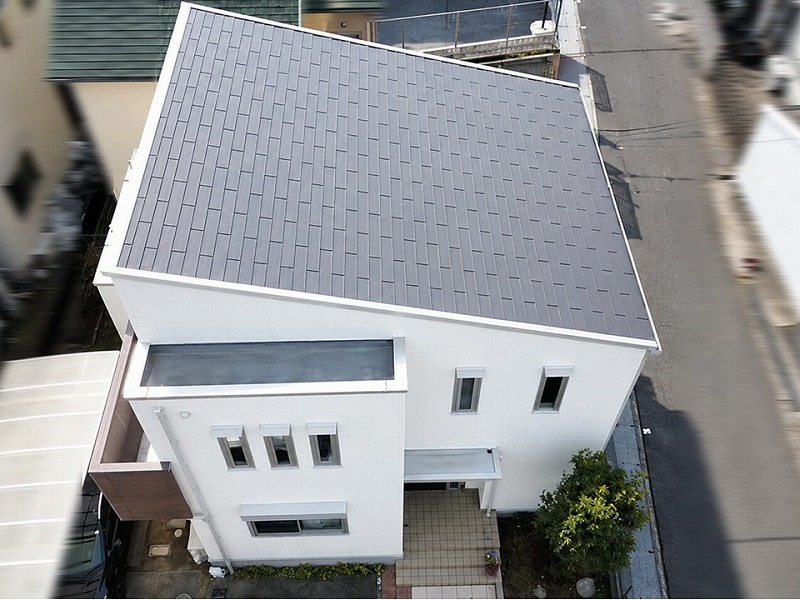 屋根・外壁塗装後の大和ハウスの全景
