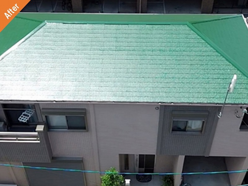 外壁・屋根塗装後の住宅