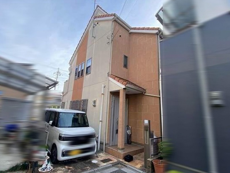 松原市の外壁塗装の現地調査に伺った住宅