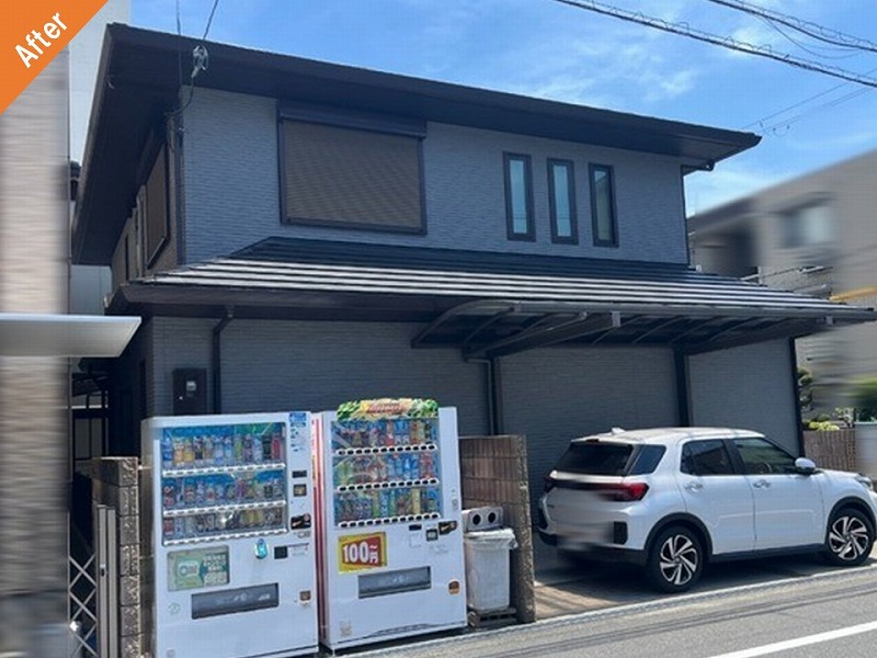 大阪市東住吉区の外壁塗装後の積水ハウス