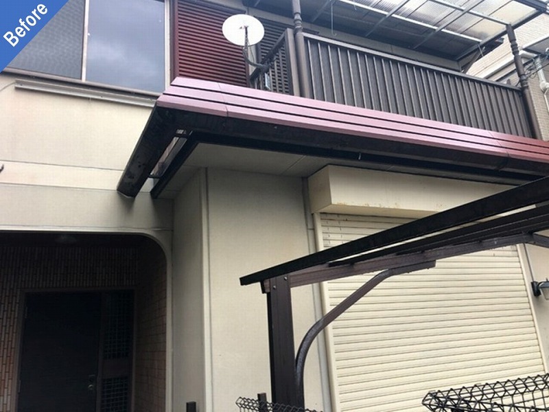 外壁塗装前の大和ハウス