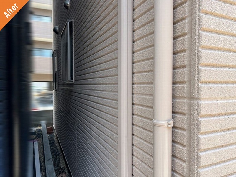 塗装後の樋