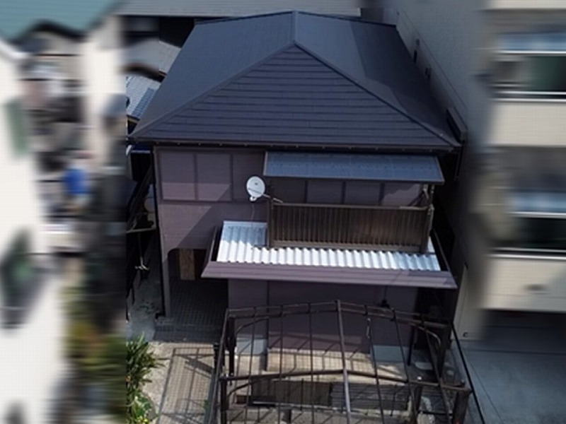 外壁塗装・屋根カバー工法後の大和ハウスの全景
