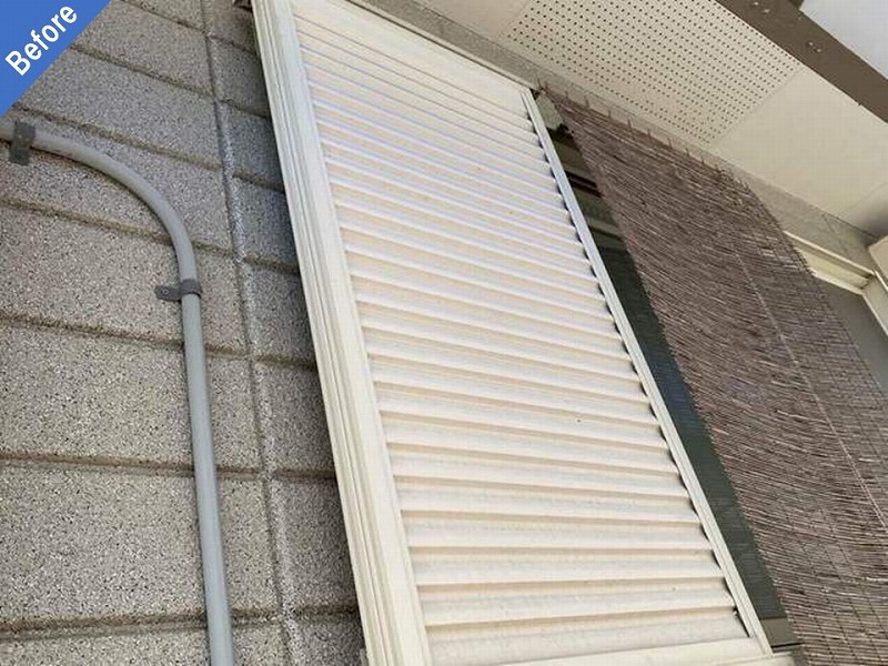 塗装前の雨戸
