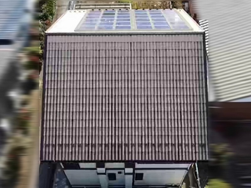 セメント瓦のドローン点検