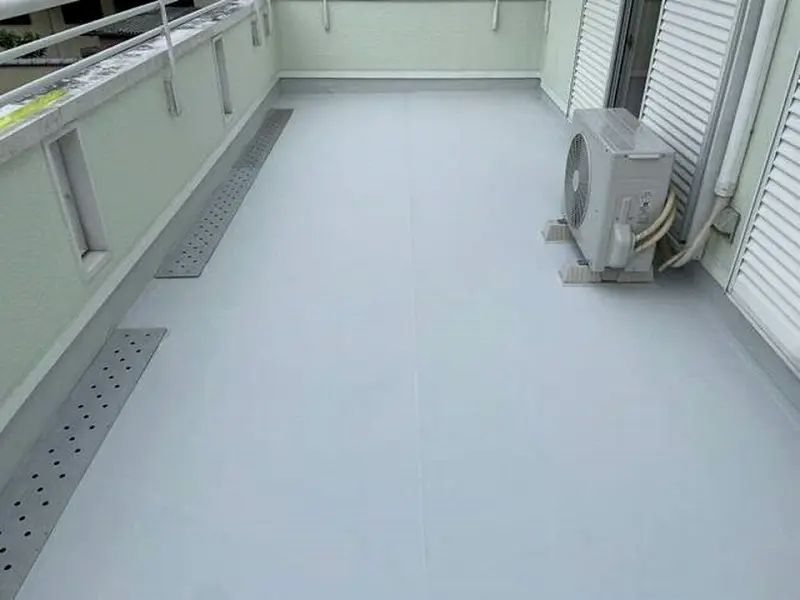 防水工事の完了