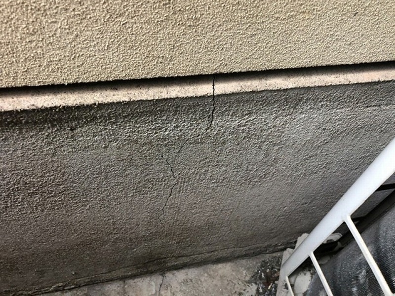 基礎のひび割れ