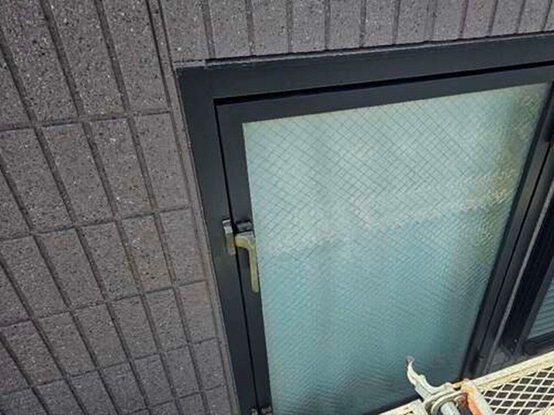 塗装後のサッシ廻り