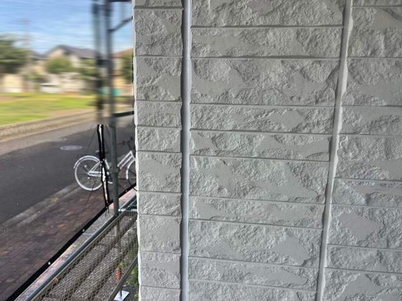 ガスケットからシーリング打ち替えの後の目地