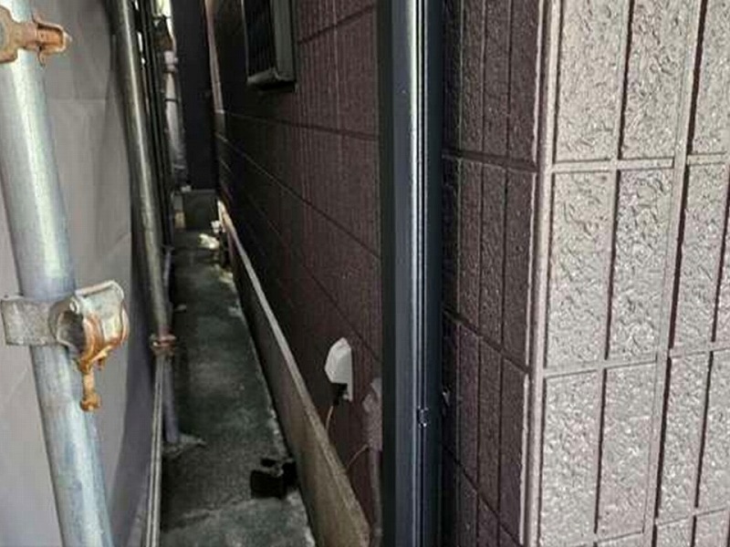 塗装後の雨樋