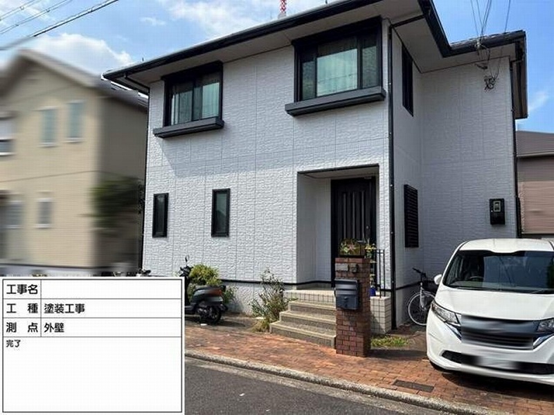 足場解体後の全景