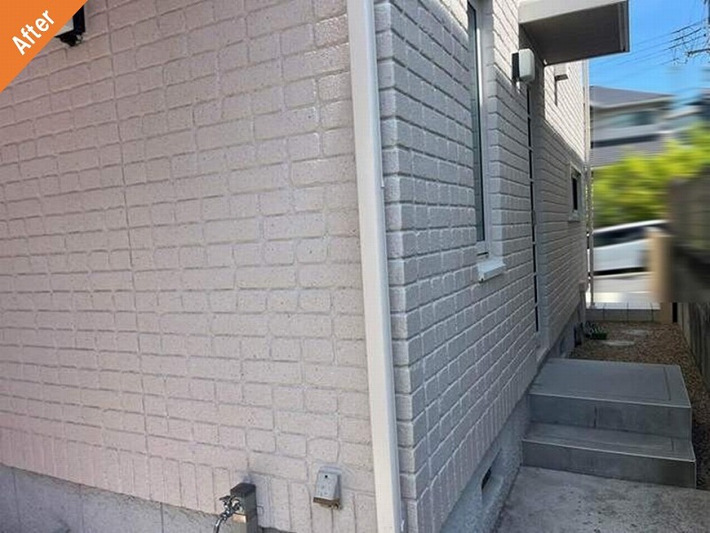 塗装後の雨樋