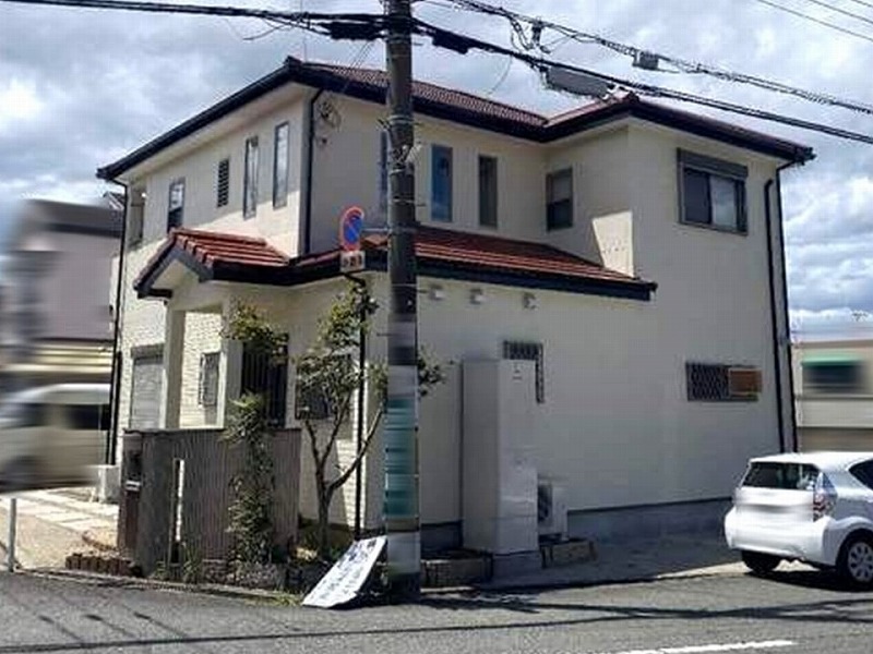 屋根・外壁塗装後の全景