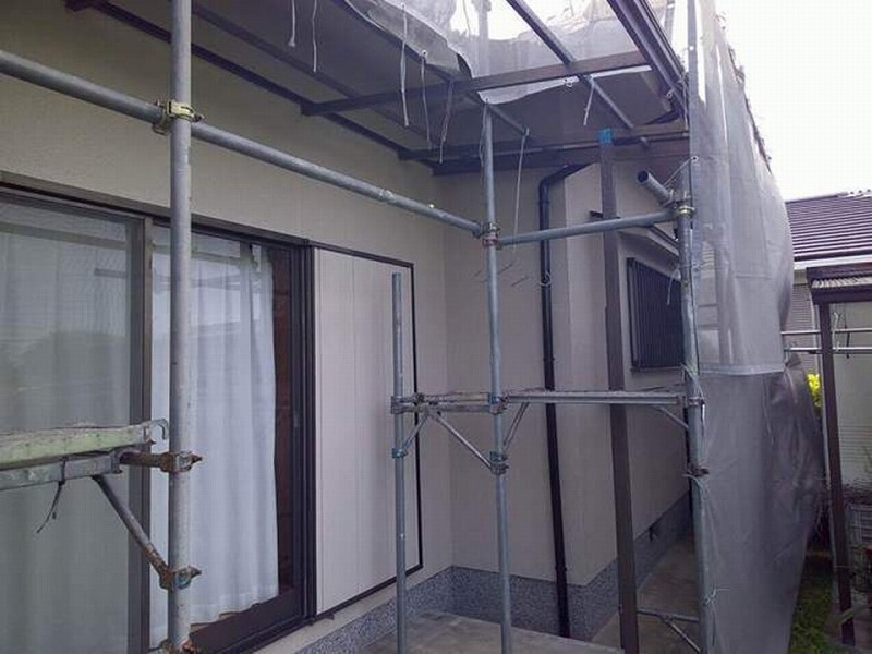塗装後の1階の点検
