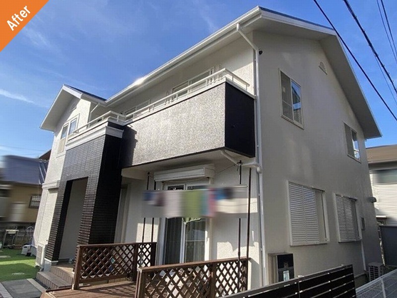 羽曳野市の外壁塗装後の三井ホーム