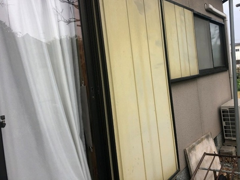 雨戸やスリムダクトの調査