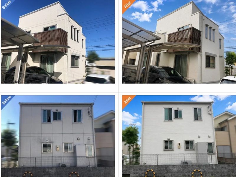 南大阪ペイントセンターのダイワハウスの外壁塗装の施工事例